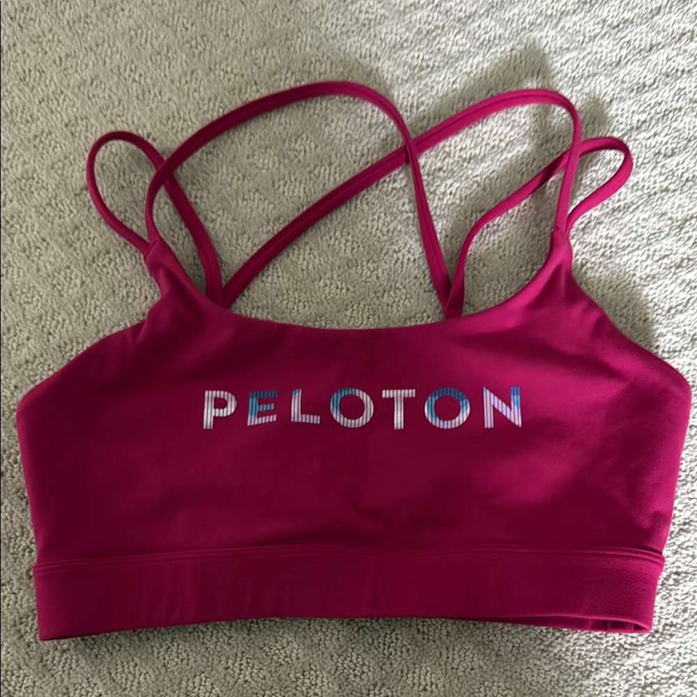 Peloton Women's Pink Sports Bra